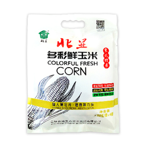 多彩鲜玉米（黑白黄花/4穗/袋）